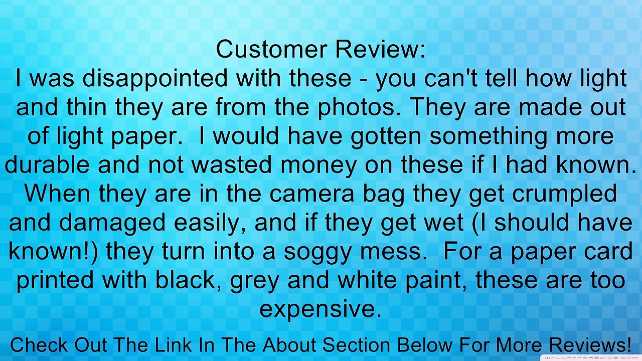 Adorama QpCard 101, 3 Cards with Black / Gray / White Colors used for the White Balance System of Digital Cameras. Review