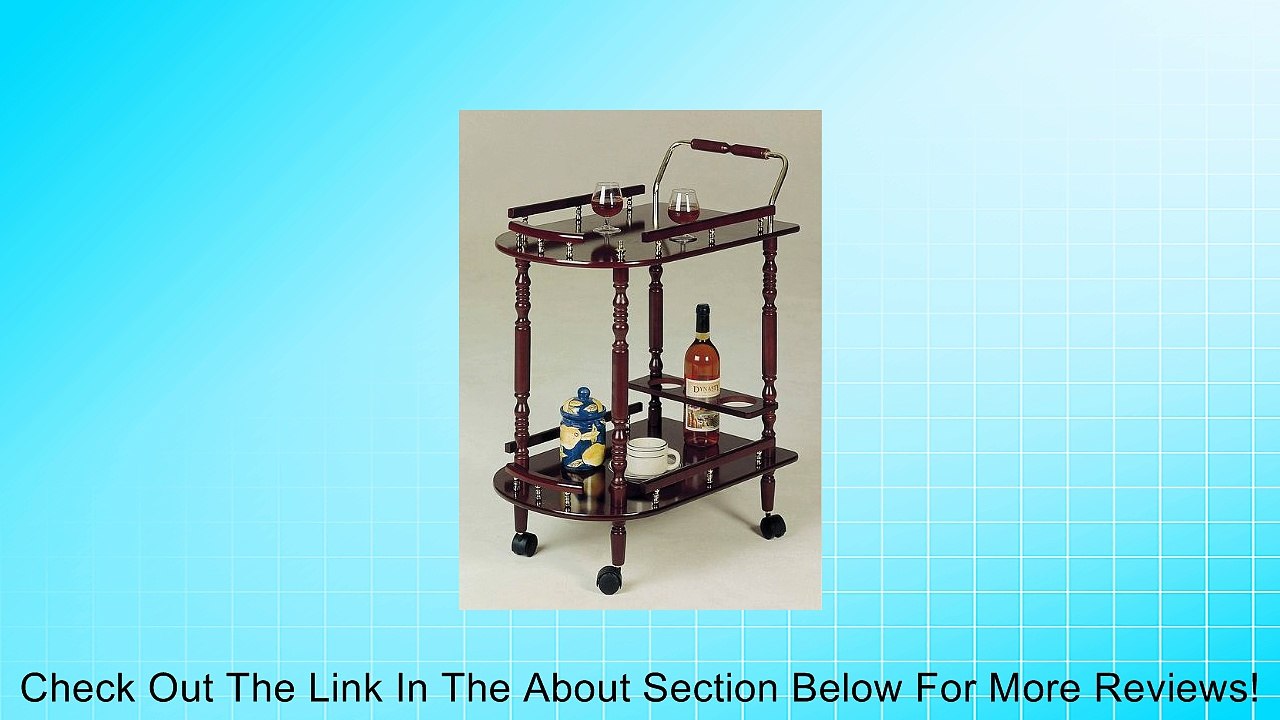 Serving Cart in Cherry - Coaster Review