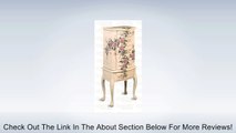 Coaster Jewelry Armoire, Ivory Finish Wood with Hand Painted Roses Floral Review