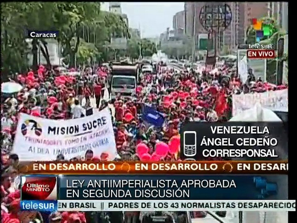 Venezuela: aprueba AN Ley Habilitante Antiimperialista