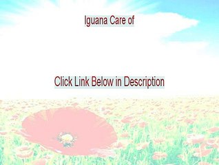 Iguana Care of PDF Free (Download Now 2015)