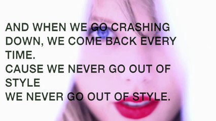 Taylor Swift - Style (LYRICS)