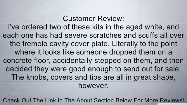 Fender Accessories 099-1363-000 Electric Guitar Strat Accessory Kit - Black Review