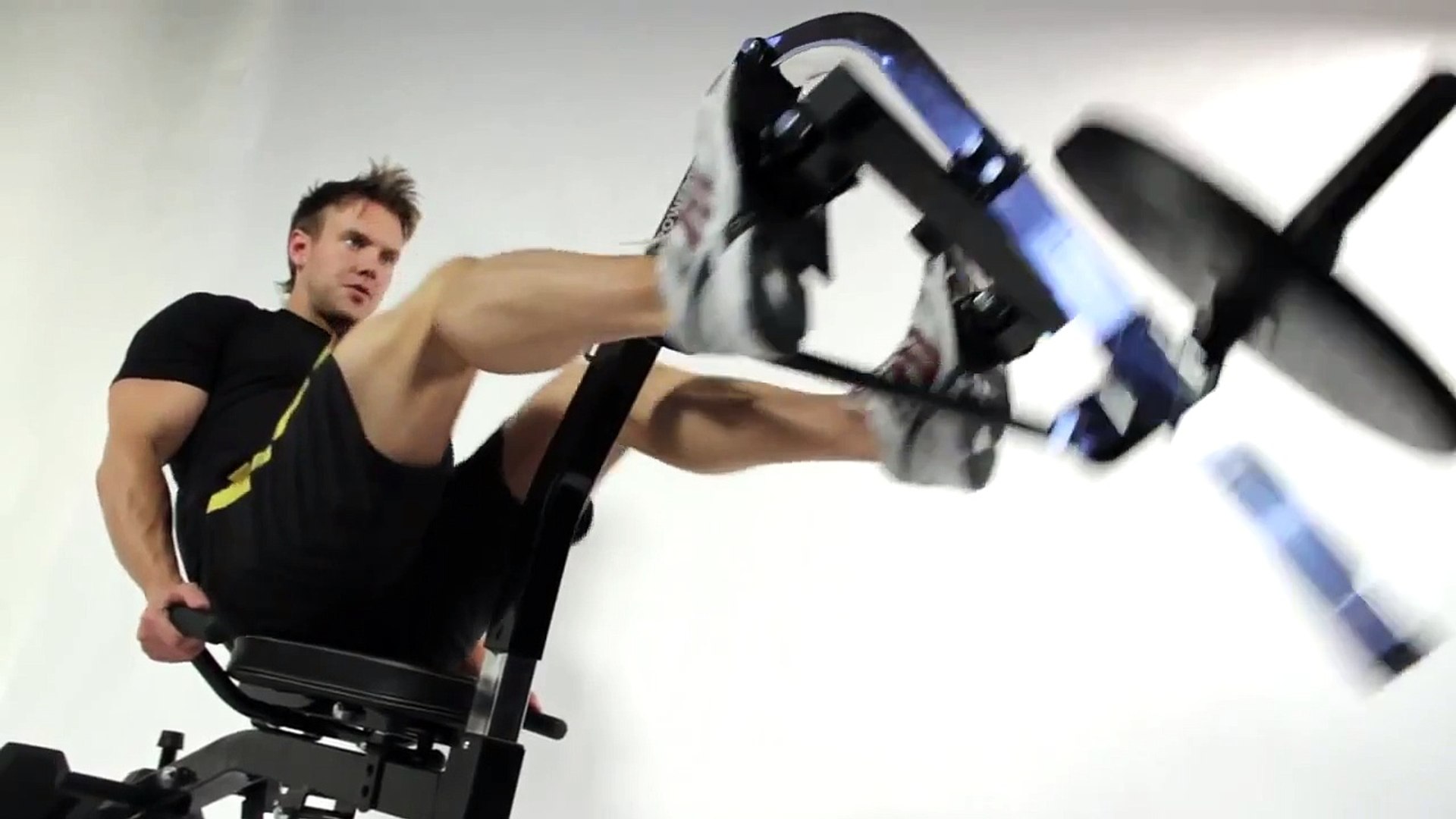 Bodybuilding Rob Riches Legs Abs Workout On The Powertec Utility