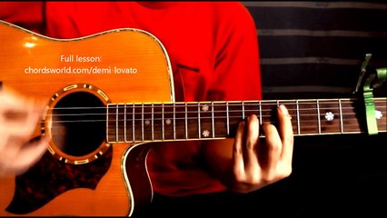 Demi Lovato - Really Don't Care Chords