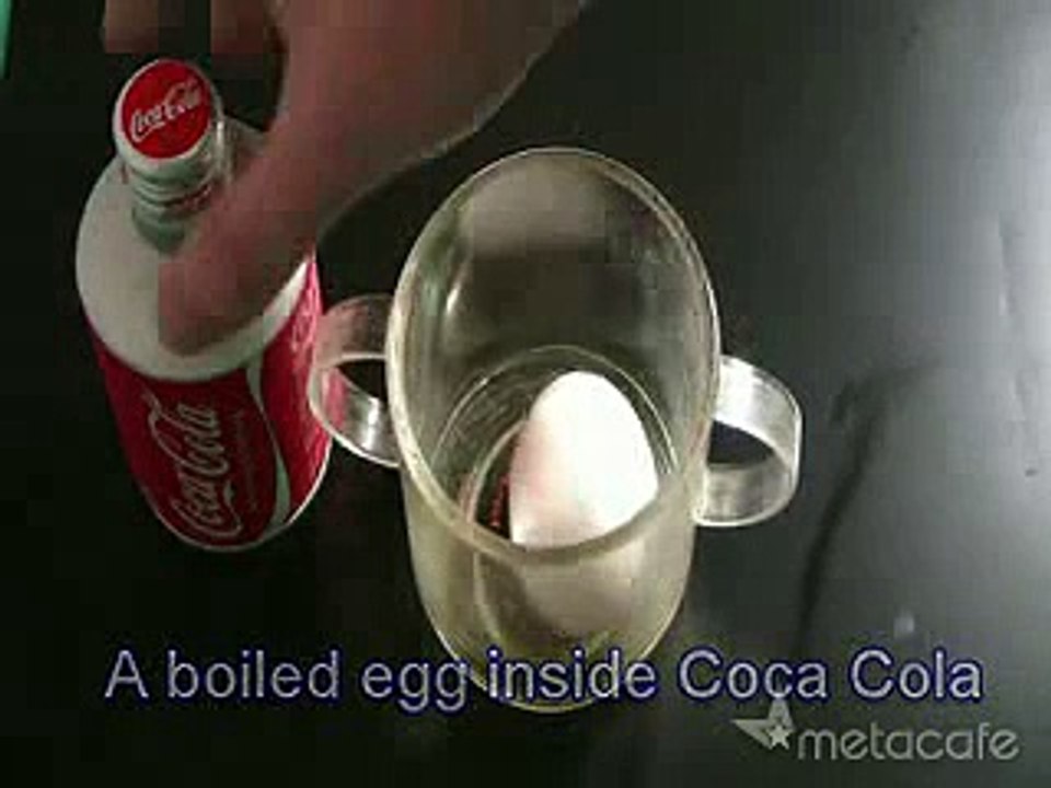 What Happens When Mixing An Boiled Egg In Coke - must watch