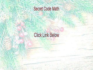 Download the Ultimate Secret Code Math PDF for Free 🔓