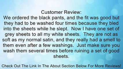 Intimo Men's Classic Satin Sleep Pant Review