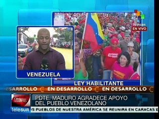 Venezolanos se vuelcan en apoyo a Ley Antiimperialista