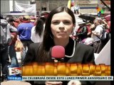 Colombianos envían mensaje de apoyo a Venezuela ante asedio de EE.UU.