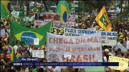 Brésil : Dilma Rousseff confrontée à une contestation de plus en plus forte
