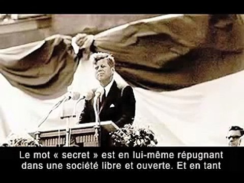 Discours John F. Kennedy _ Une Société Secrète (17 avril 1961) LAMIDUPEUPLE