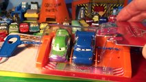 Disney Pixar Cars, Unboxing New Riplash Racers with Lightning McQueen, Mack, DJ, Wingo Snot Rod and