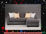 Hodan Marble Collection Fabric Upholstery Contemporary Track Arm Sofa Chaise