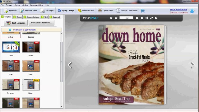 Free Download FlipHTML5 for Creating Magazines Online