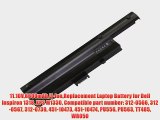 11.10V6600mAhLi-ionReplacement Laptop Battery for Dell Inspiron 1318 XPS M1330 Compatible part