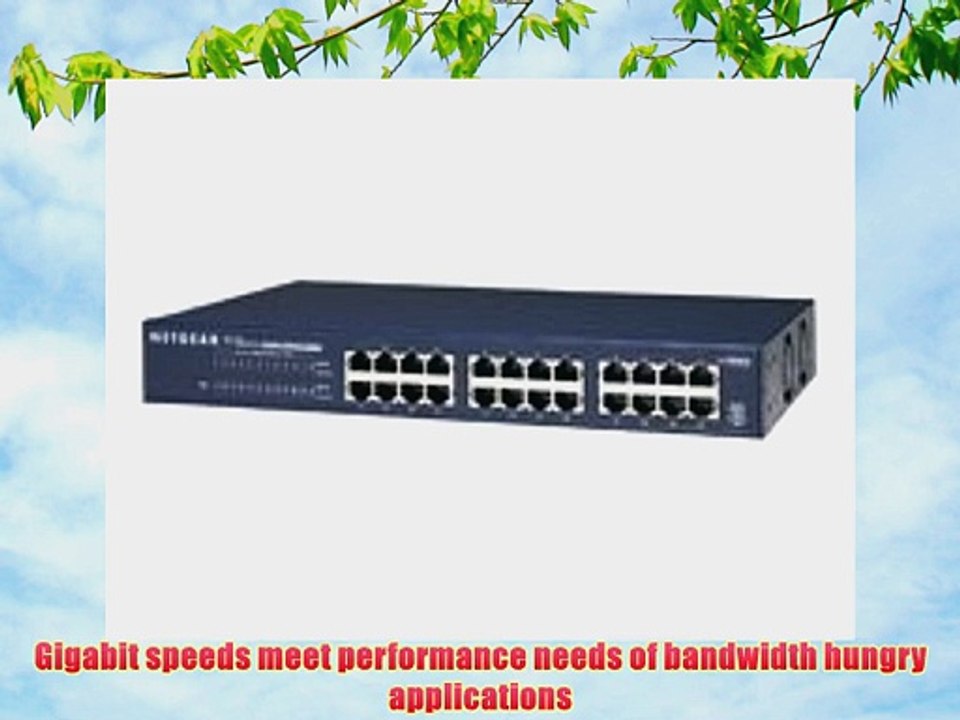 Netgear JGS524 24-Port Gigabit Unmanaged Switch