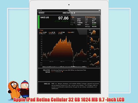 Apple iPad Retina Cellular 32 GB 1024 MB 9.7 -inch LCD