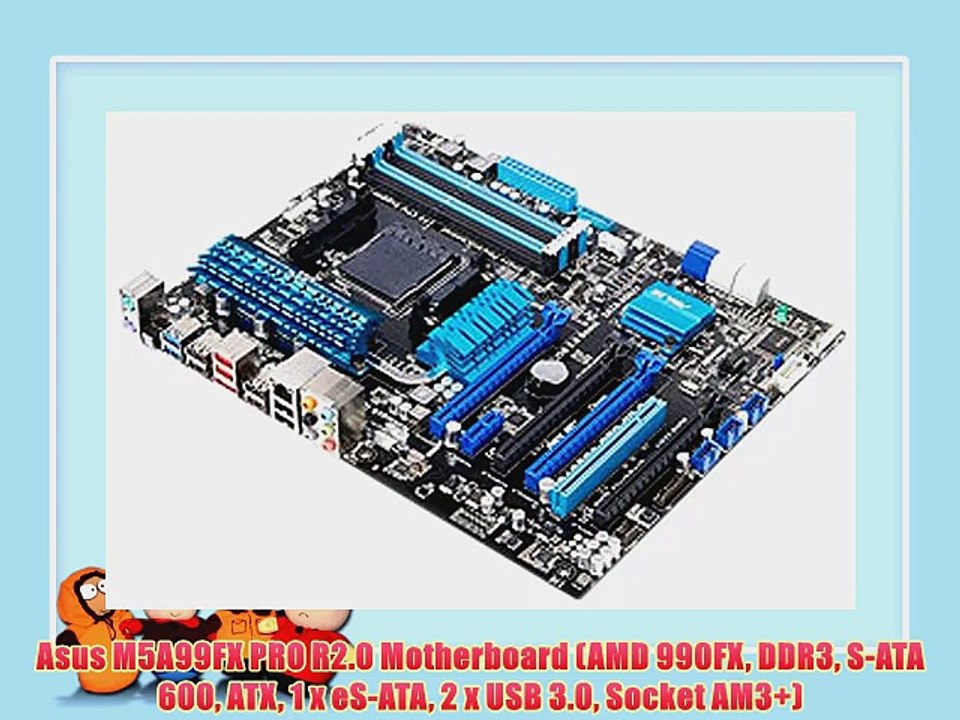 Asus M5A99FX PRO R2.0 Motherboard (AMD 990FX DDR3 S-ATA 600 ATX 1 x eS-ATA 2 x USB 3.0 Socket
