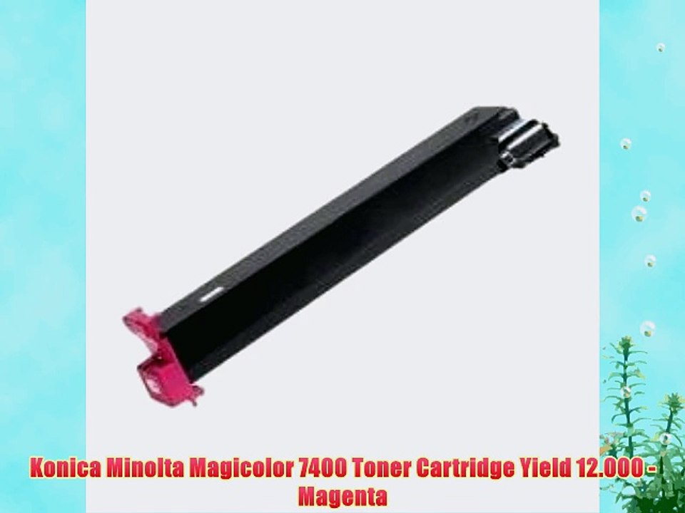 Konica Minolta Magicolor 7400 Toner Cartridge Yield 12.000 - Magenta