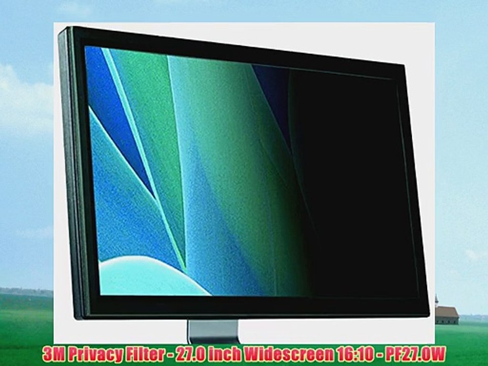 3M Privacy Filter - 27.0 inch Widescreen 16:10 - PF27.0W