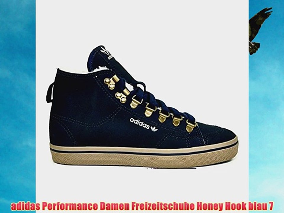 adidas Performance Damen Freizeitschuhe Honey Hook blau 7
