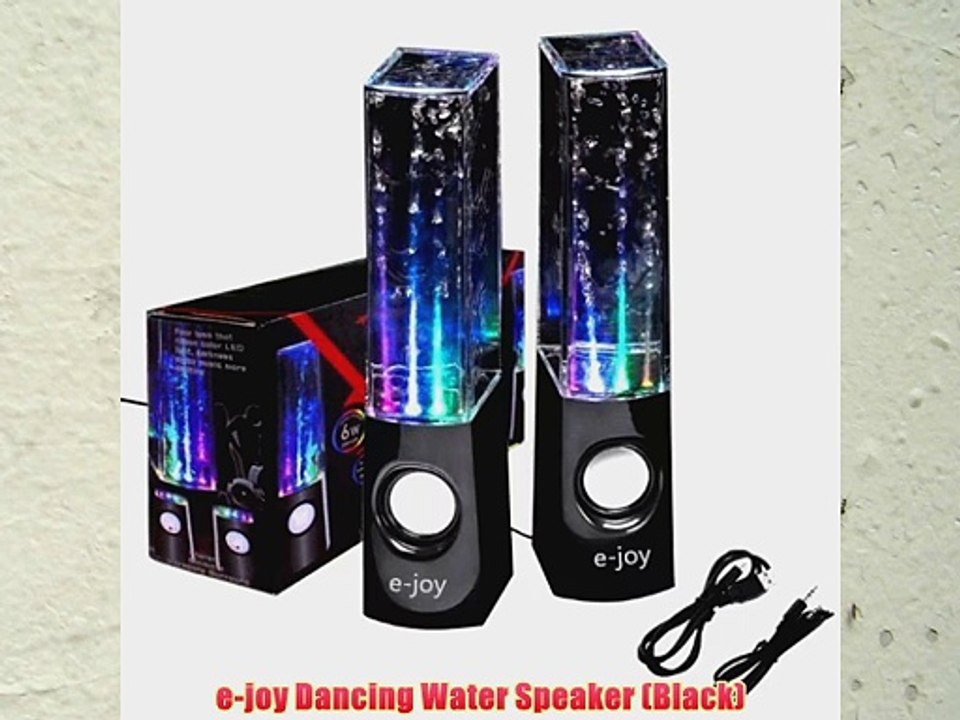 e-joy Dancing Water Speaker (Black)