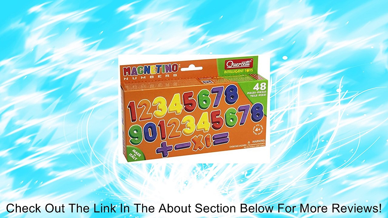 QUERCETTI Magnetic Number & Math Set - 48-Pieces Review