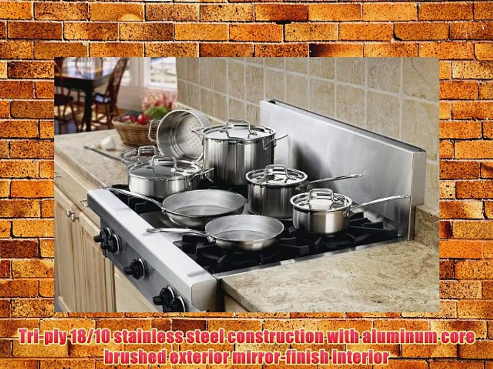 Cuisinart MCP-12 MultiClad Pro Stainless Steel 12-Piece Cookware Set