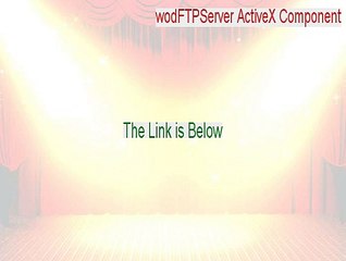 wodFTPServer ActiveX Component Cracked [Free Download]