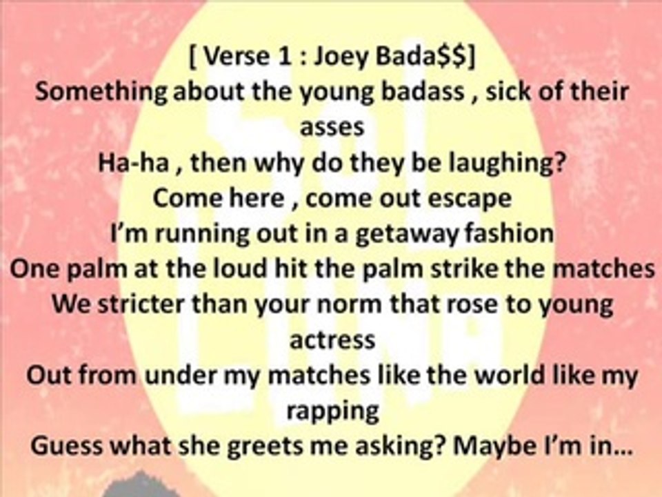 Joey Bada$$, Dyemond Lewis, Kirk Knight, Ala $ole - Sol Luna _ Lyric Video