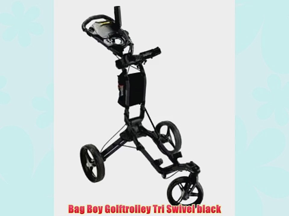 Bag Boy Golftrolley Tri Swivel black