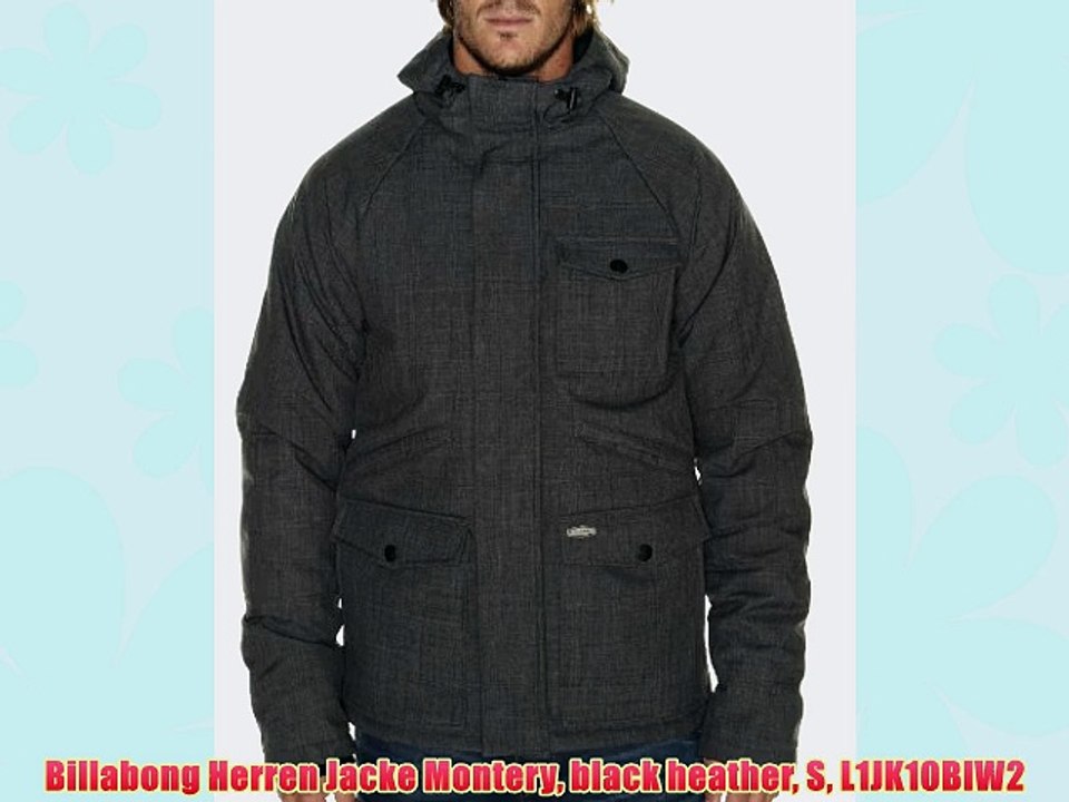 Billabong Herren Jacke Montery black heather S L1JK10BIW2