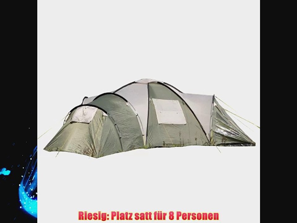 Skandika Zelt Korsika 8 green/beige 760x630 cm