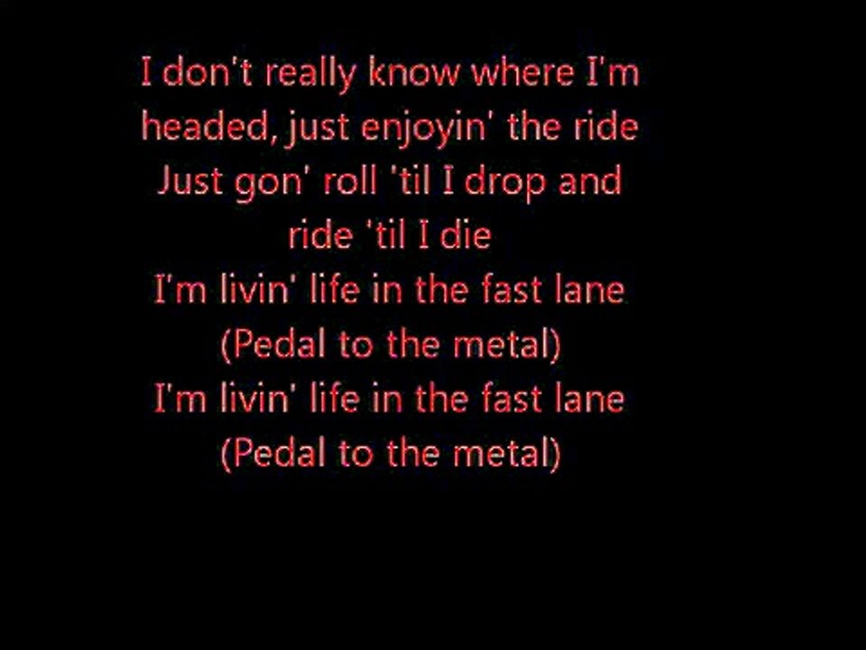 Fast lane - Bad meets evil ( LYRICS) -eminem _ royce