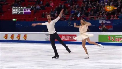 Gabrielle Papadakis & Guillaume Cizeron (Francia). Danza FP.