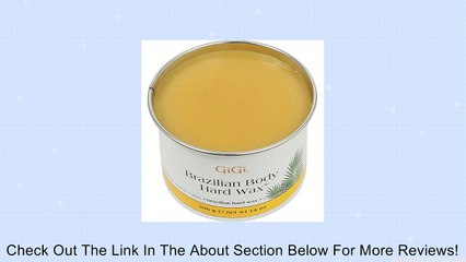 GIGI Tin Brazilian Body Hard Wax 14 oz. Review