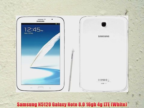 Samsung N5120 Galaxy Note 8.0 16gb 4g LTE (White)