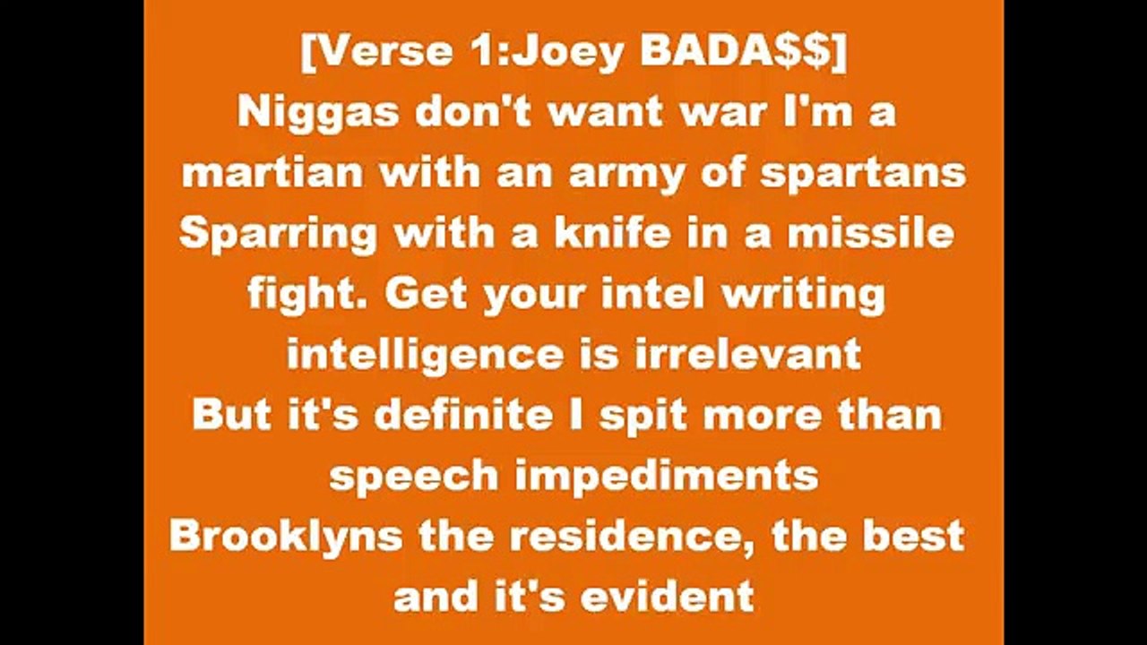 Joey Bada$$ Feat. Capital STEEZ- Survival Tactics (Lyrics) [Download]