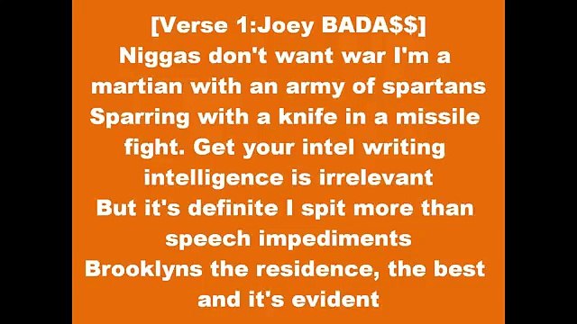 Joey Bada$$ Feat. Capital STEEZ- Survival Tactics (Lyrics) [Download]