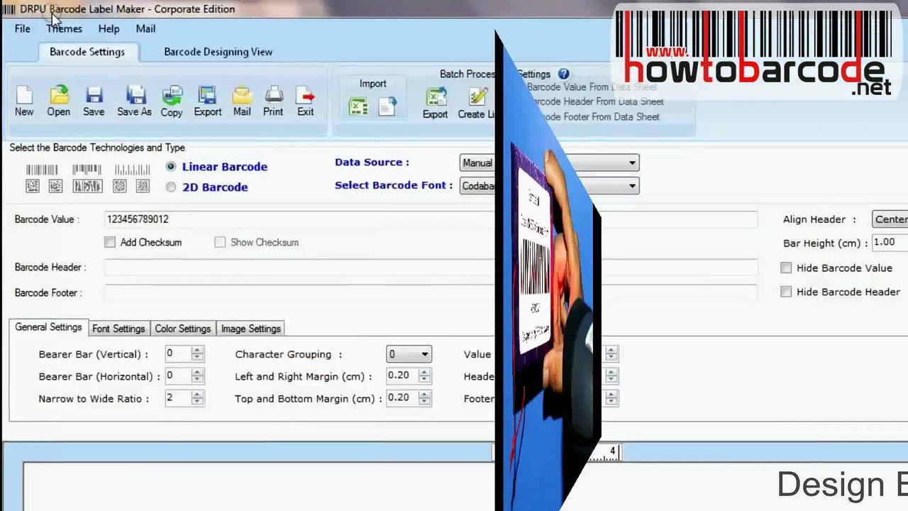 Code 128 Set A Font type using to generate barcodes