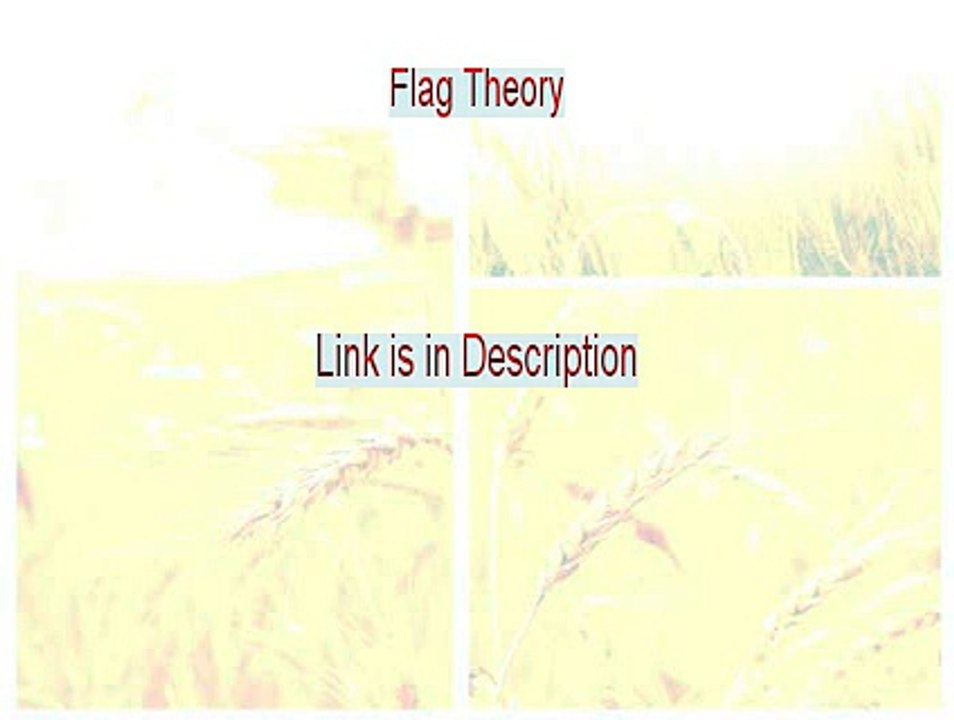 Flag Theory Download PDF [Get It Now]