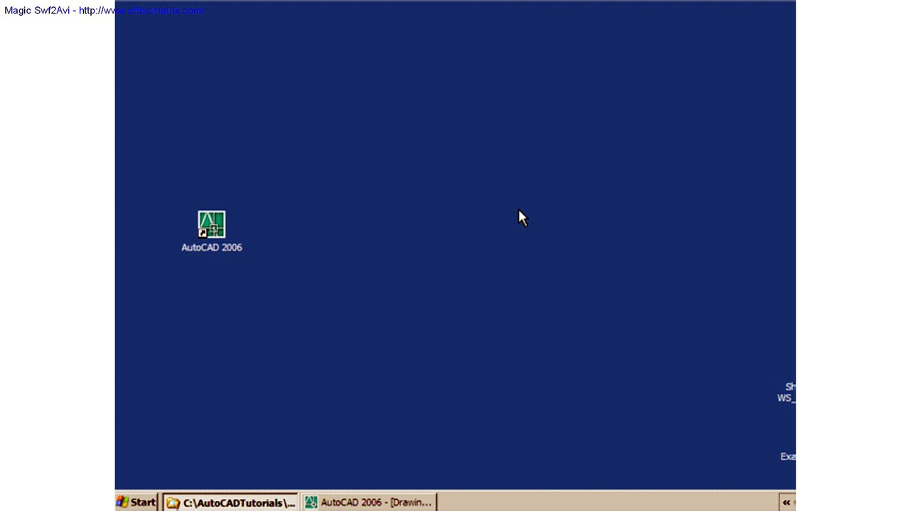 AutoCAD_2006 Launching AutoCAD_Chapter 1_01.0