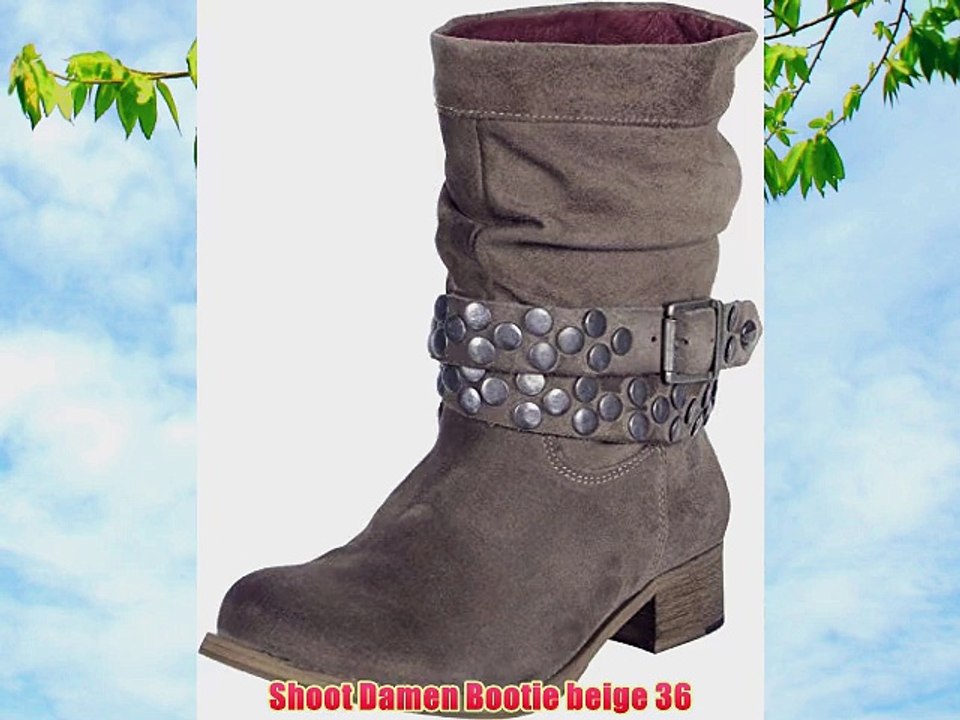 Shoot Damen Bootie beige 36