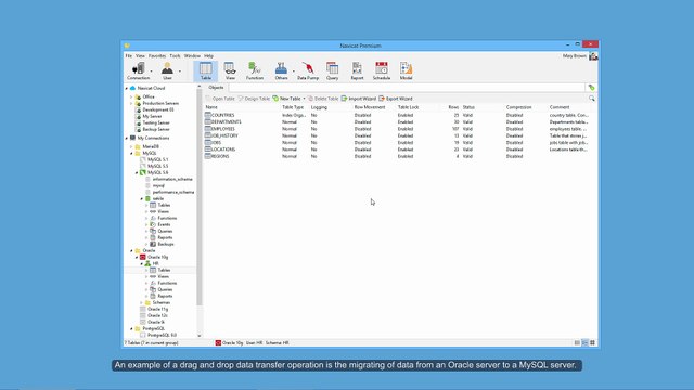 How to transfer data across different server types in Navicat All-In-One database management tool? (Windows & Linux)