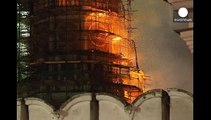 Russia, domato l'incendio al monastero Novodevichy di Mosca