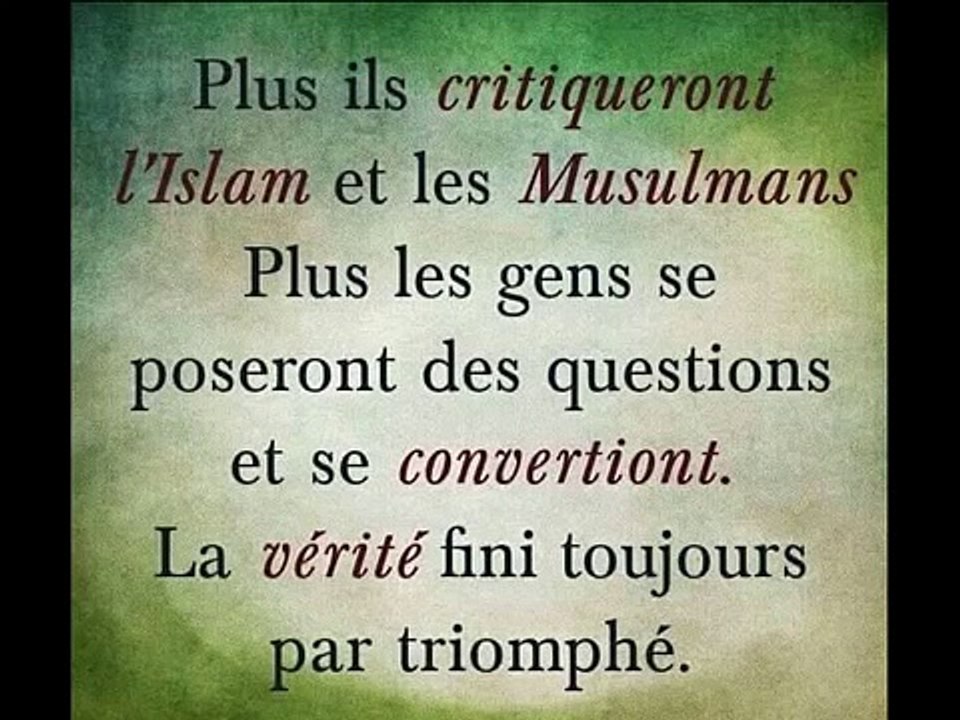 présentation de ma page juste la vérité