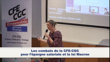 Les combats de la CFE-CGC pour l’épargne salariale et la loi Macron