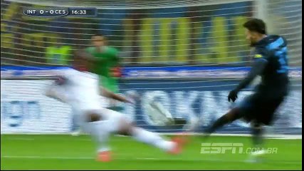 Inter  VS Cesena - Match Summary-INT 1-1 CES - HD - 15-02-2015