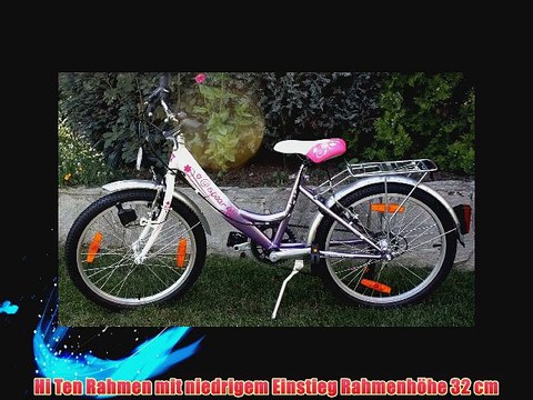 20 Zoll 508 cm Fahrrad Citybike M?dchenfahrrad Spear Shimano 7 Gang pink 5-9 Jahre